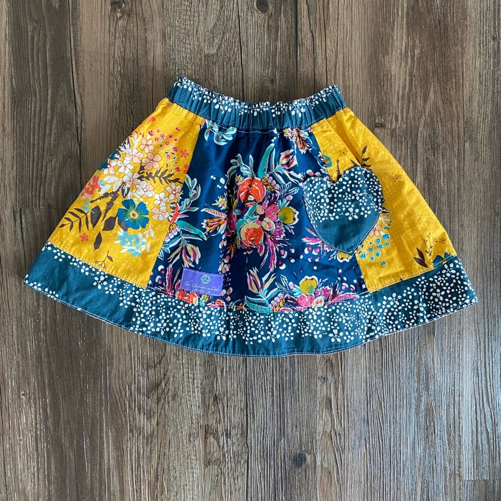 Handmade Reversible Patchwork Skirt